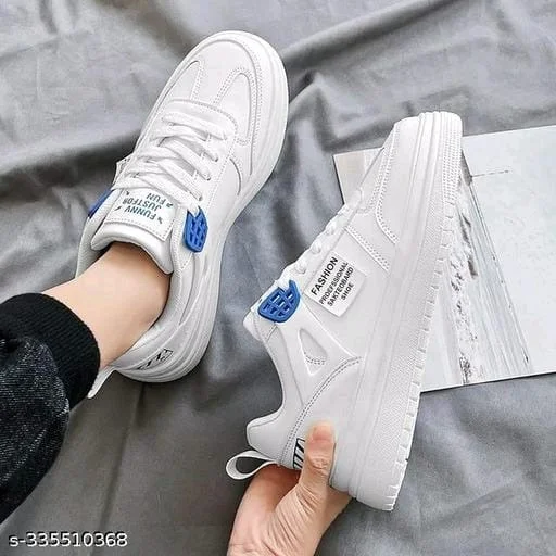 White Men Sports Shoes - IND-8, White, FREE DELIVERY