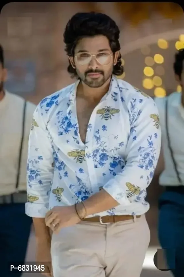 Party Wear Polycotton Shirt For Men - XL, FREE DELIVERY