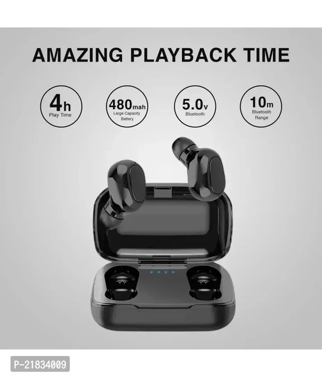 Wirless Bluetooth Earbuds - Black, FREE DELIVERY