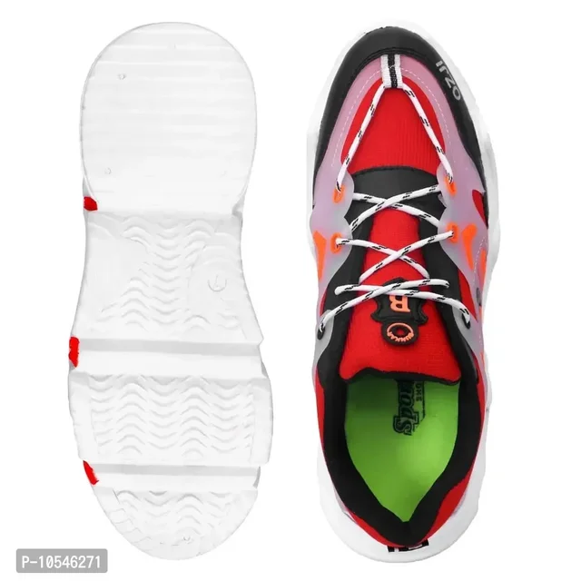 Casual Sports Sneakers - UK6, Red, FREE DELIVERY