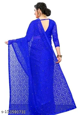 Blue Saree - FREE DELIVERY
