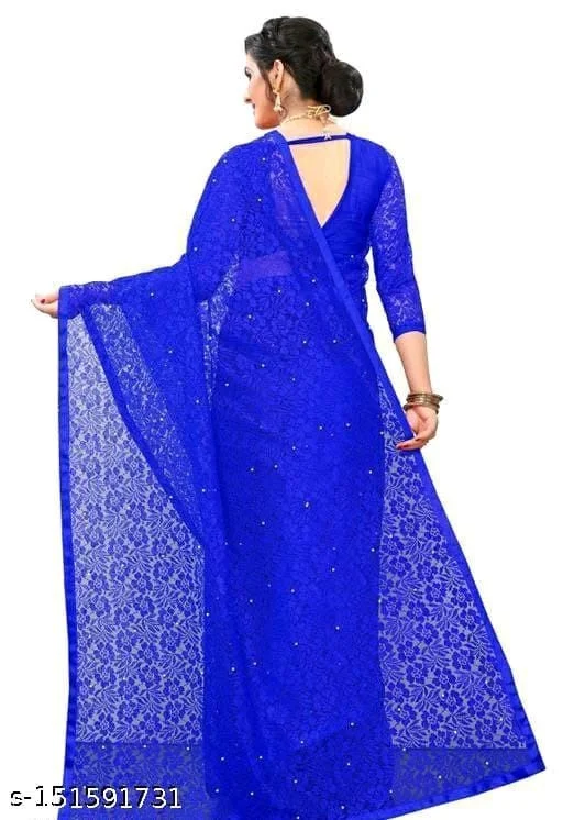 Blue Saree - FREE DELIVERY