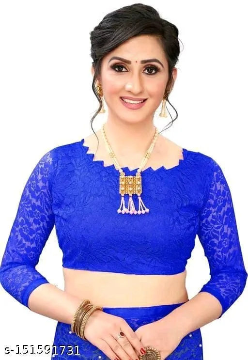 Blue Saree - FREE DELIVERY