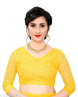 Saree - Yellow, FREE DELIVERY