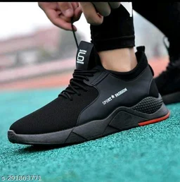 Men Black Sports Shoes - IND-6, FREE DELIVERY