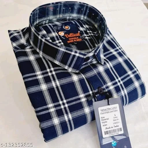 Fashion Casual Wear Shirts Pure Cotton - XXL, FREE DELIVERY