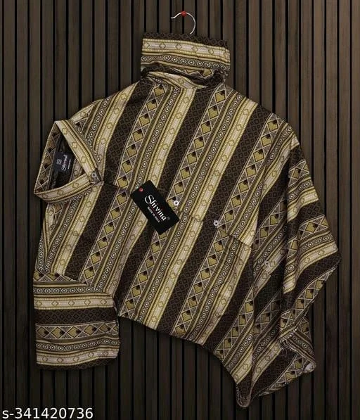 Men Regular Spread Collar Shirts - XXL, FREE DELIVERY