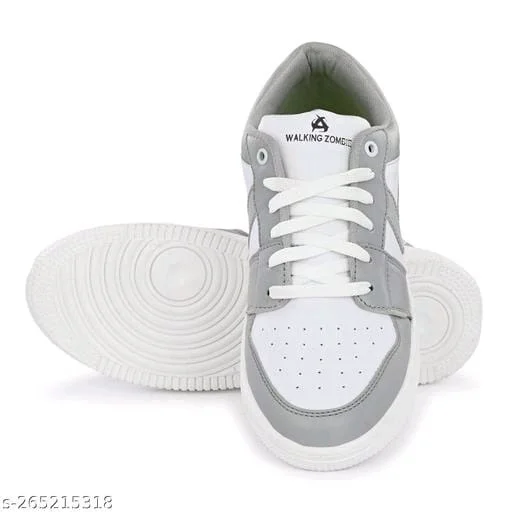 Brand-Flex Force Trendy Solid White Men's Sneakers - IND-6, FREE DELIVERY