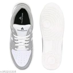 Brand-Flex Force Trendy Solid White Men's Sneakers - IND-6, FREE DELIVERY