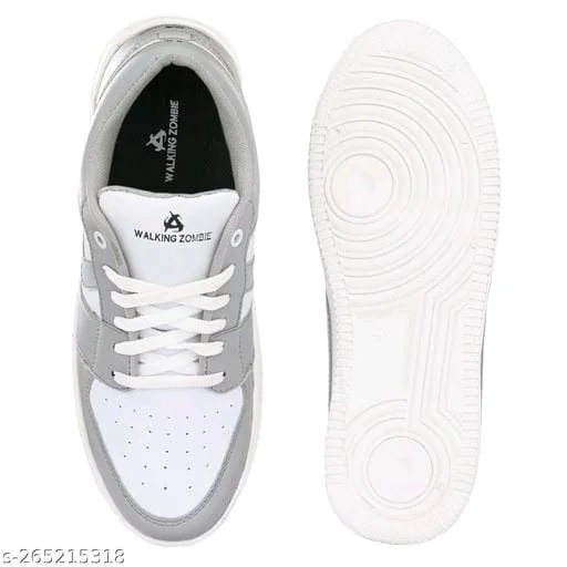 Brand-Flex Force Trendy Solid White Men's Sneakers - IND-6, FREE DELIVERY