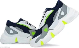 Green Solid Track & Filed Sports Shoes For Men - IND-6, FREE DELIVERY