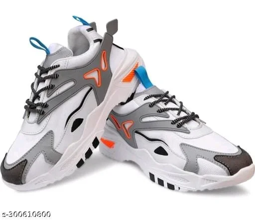 Sports Shoes White - IND-6, FREE DELIVERY