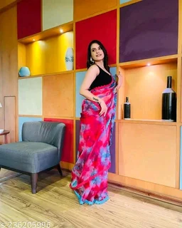 Printed Saree - FREE DELIVERY