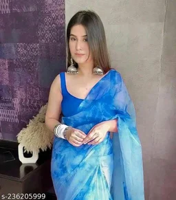 Printed Saree - FREE DELIVERY
