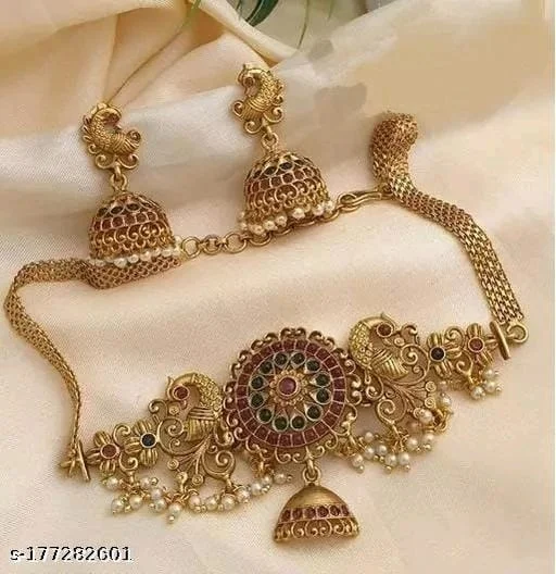 Necklace / Jewellery set - Golden, FREE DELIVERY