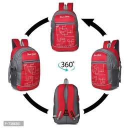 Awesome College School Travel Office Bag - Red, FREE DELIVERY