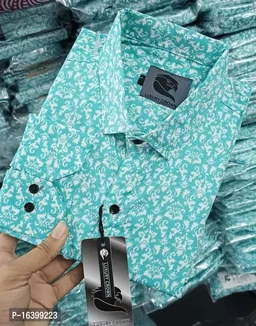 Reliable Multicoloured Cotton Printed Long Sleeves Casual Shirts Fo Men - 2XL, FREE DELIVERY