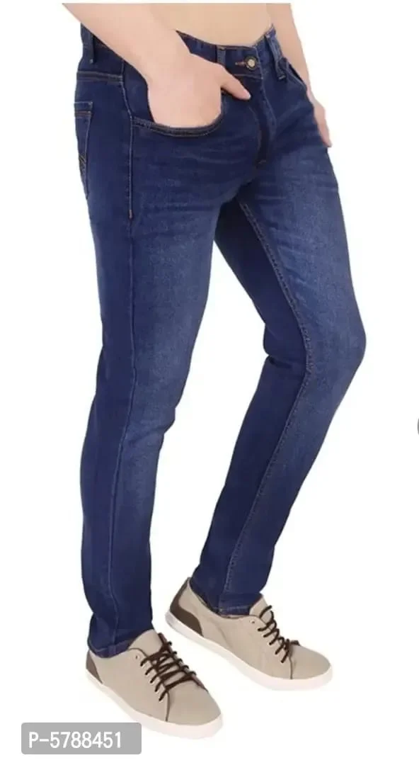 Men's Regular Fit Denim Jeans - 36, FREE DELIVERY