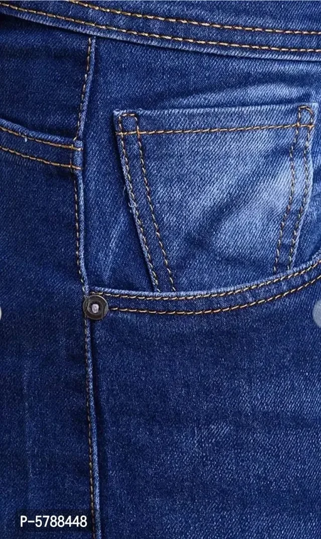 Men's Regular Fit Denim Jeans - 36, FREE DELIVERY