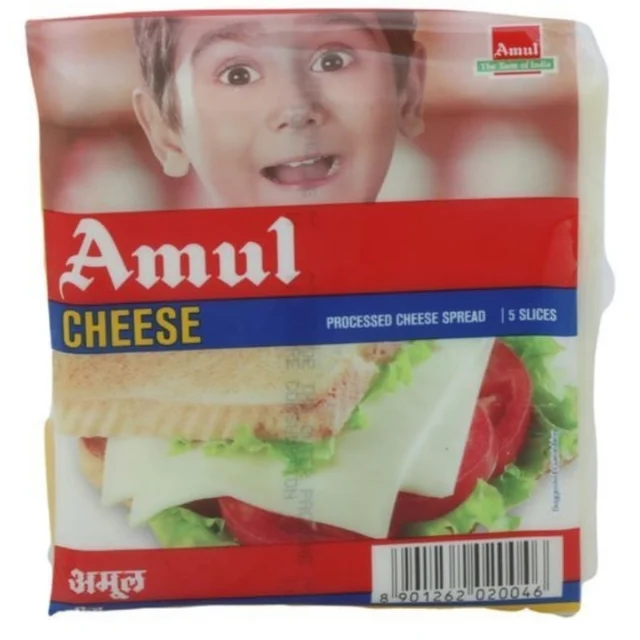 Amul Cheese Slice - 100Gm - 5 slice