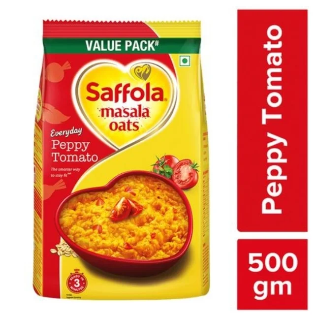 Saffola Masala Oats - Peppy Tomato - 500Gm