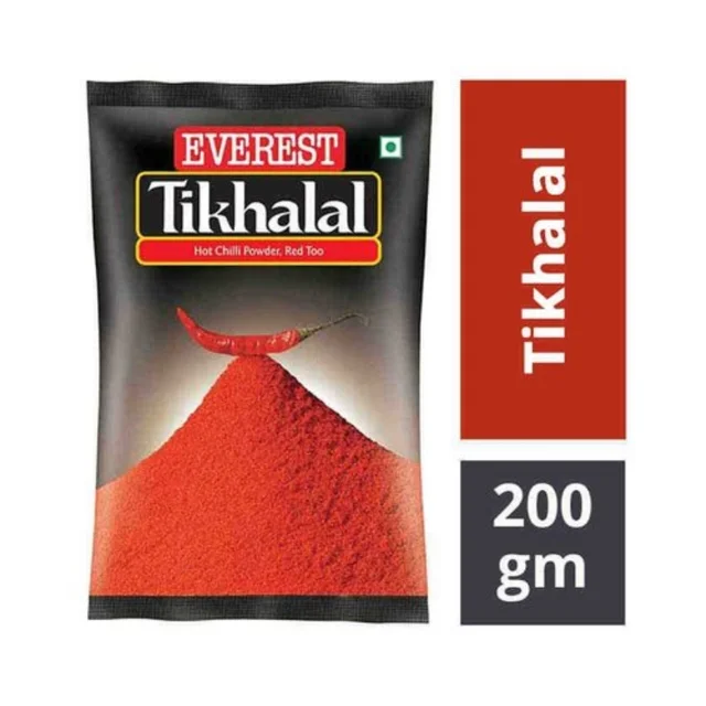 Everest Tikhalal Hot & Red Chilli Powder - 200Gm