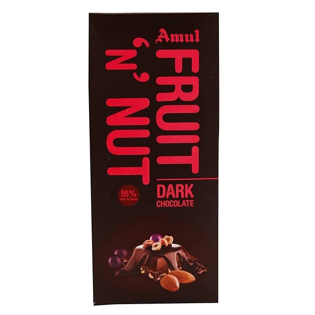 Amul Fruit `N` Nut Dark Chocolate - 40Gm