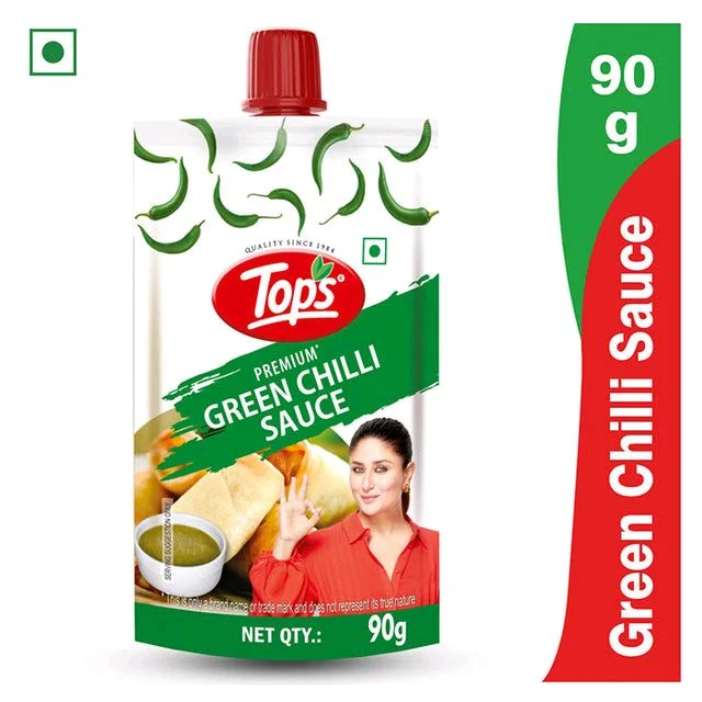 Tops Green Chilli sauce - 90Gm