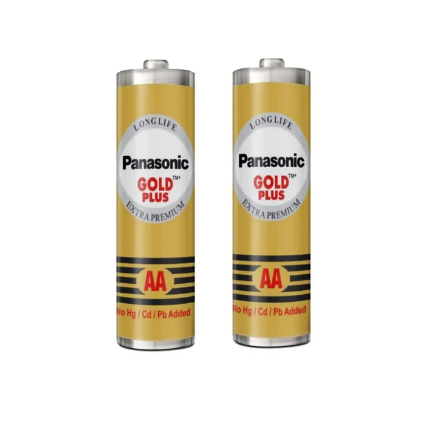 Panasonic Gold Plus AA Pencil Battery 1.5 V - Set Of 2 Pcs.