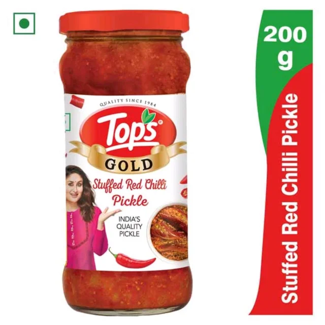 Tops Safed Red Chilli Pickles - 200Gm