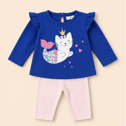 Baby Girls Top & Leggings Set 001-12 - 12-18 Months