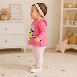 Baby Girls Top & Leggings Set 002-12 - 12-18 Months