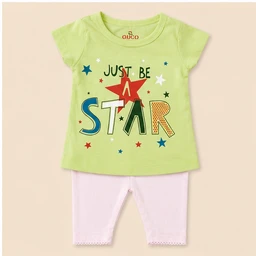 Baby Girls Top & Leggings Set 009-0 - 0-6 Months