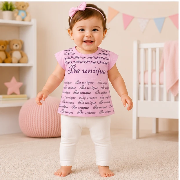 Baby Girls Top & Leggings Set 013-6
