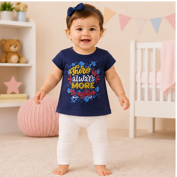 Baby Girls Top & Leggings Set 014-6