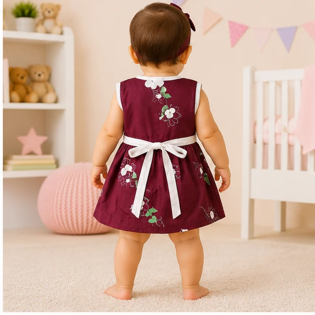 Infant Cotton Frock 018-0 - 6-12 Months