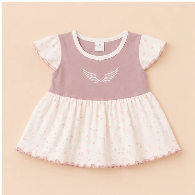Infant Cotton Frock 019 - 6-12 Months