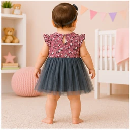 Infant Cotton Frock 020 - 12-18 Months
