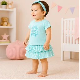 Infant Party midi top set 021-0 - 6-12 Months