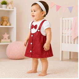Infant Party midi top set 022-0 - 0-6 Months