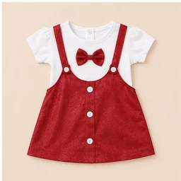 Infant Party midi top set 022-0 - 0-6 Months