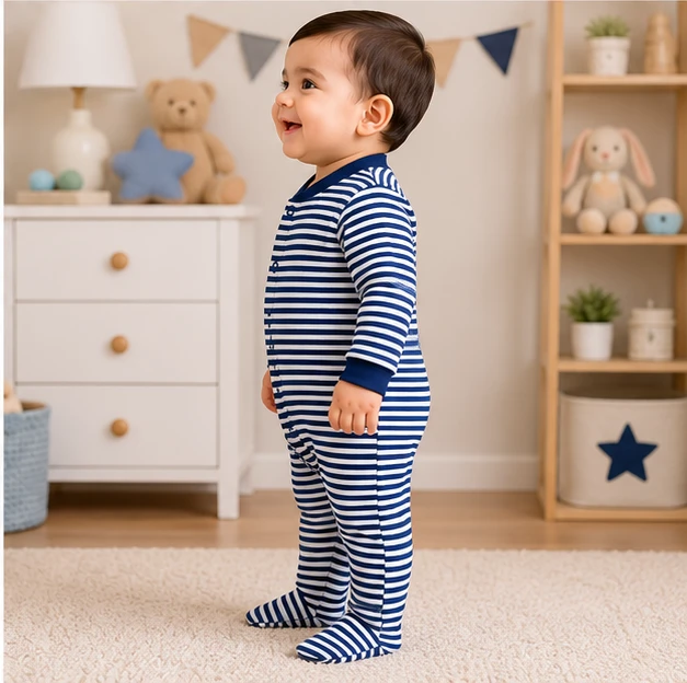 Surplus Baby Organic Cotton Romper for Babies-010 - Newborn