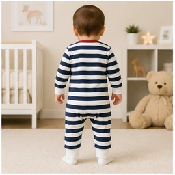 Surplus Baby Organic Cotton Romper for Babies-141 - 6-9 Months