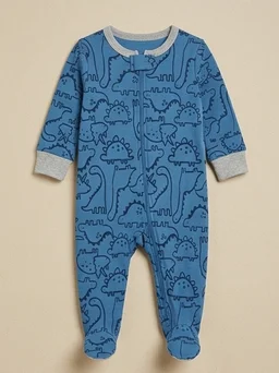 Surplus Baby Organic Cotton Romper for Babies-110 - 3-6 Months