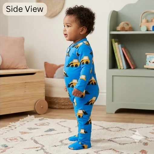 Surplus Baby Organic Cotton Romper for Babies-030 - 3-6 Months