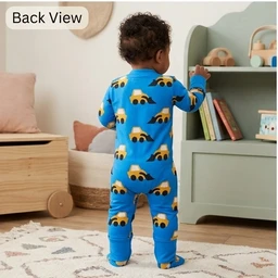 Surplus Baby Organic Cotton Romper for Babies-030 - 3-6 Months