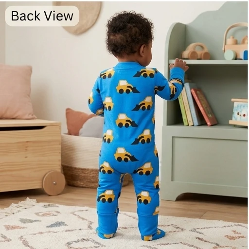 Surplus Baby Organic Cotton Romper for Babies-030 - 3-6 Months