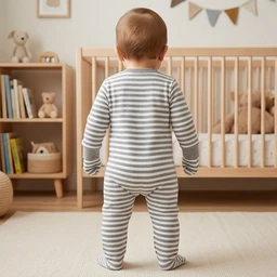 Surplus Baby Organic Cotton Romper for Babies-036 - 0-3 Months