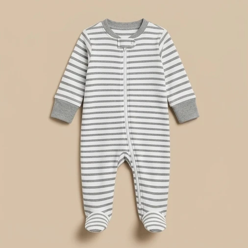 Surplus Baby Organic Cotton Romper for Babies-036 - 0-3 Months