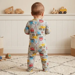 Surplus Baby Organic Cotton Romper for Babies-150 - 9-12 Months